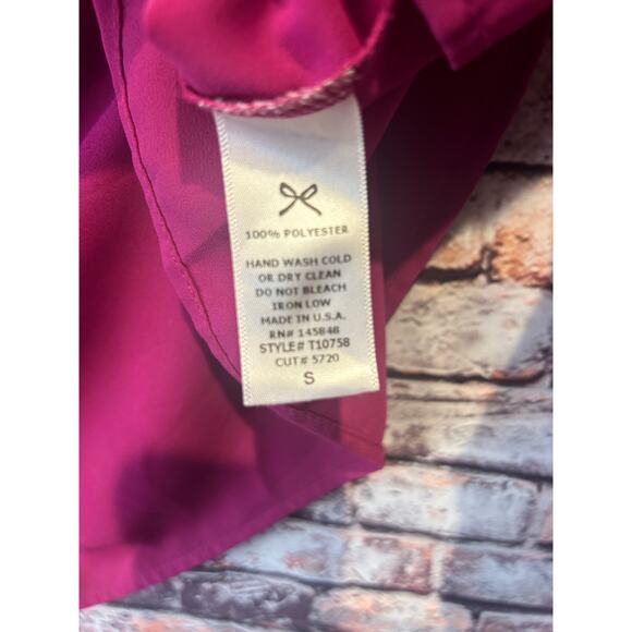 Everly sheer top 3/4 sleeve blouse women's size small - Picture 4 of 5